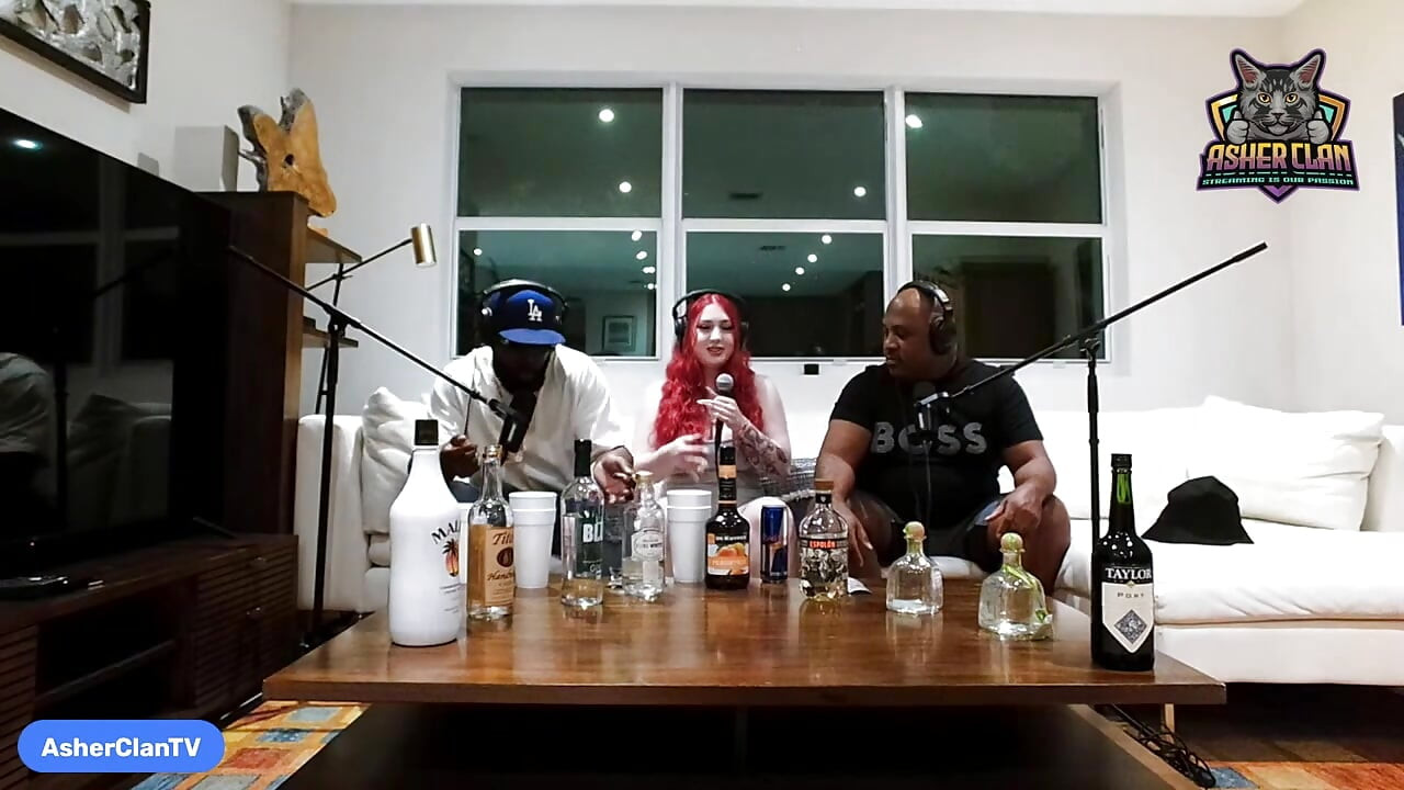 Asherclantv Podcast Bedrift Vuxna stjärnor Arietta Adams, Ace Bigs och Mrflourish Podcast Asherclantv