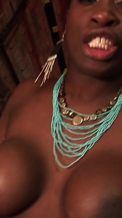 Epic moment from "Chocolate babe gives head to this white dude before he drills her"