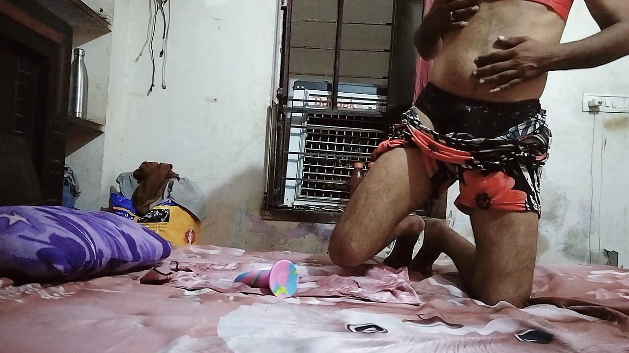 Fucking my ass hol with hard dildo