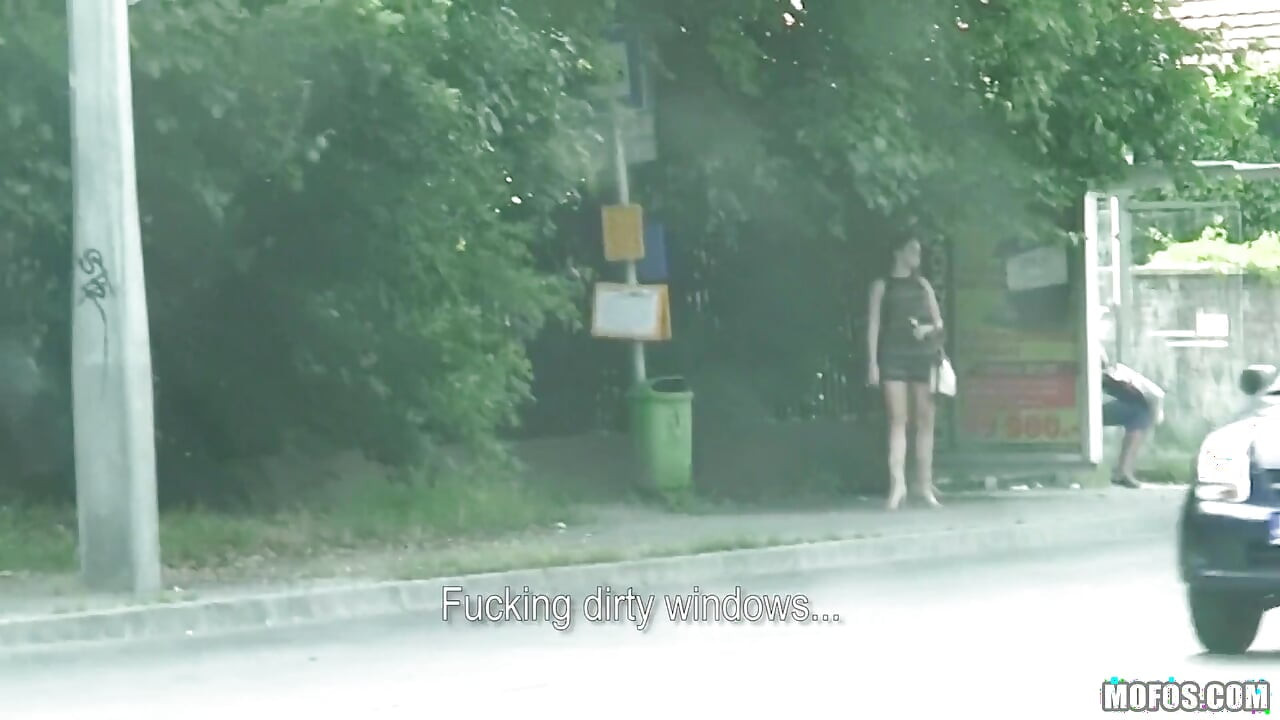 Stranded Teens - Most Girls Would Be Too Shy to Flash a Stranger Their Tits, Not Marina Visconti