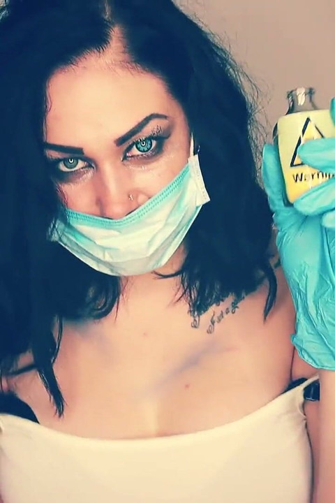 Psycho injecting inside of your int0xicated dick, anus and mouth acid and cumming while you scalding