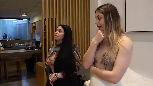 Don Bergolini is looking for his muse. The weirdest lesbian casting in Buenos Aires.