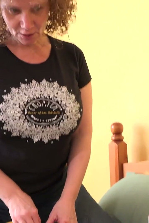AuntJudysXXX - 51yo Busty Mature MILF Merce Seduces the Decorator