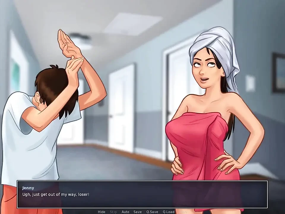 Summertime saga: stepbrother found out that his stepsister is a cam girl ep 63