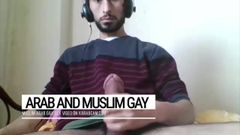 Arabski gej palestyński dymiący pistolet