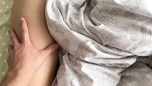 Found Stepsis Naked in My Bed - She Immediately Starts Riding My Dick POV