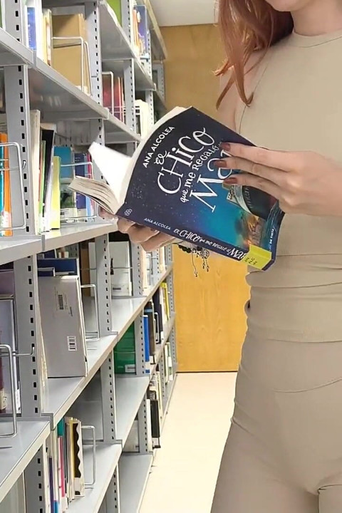 Redhead Rubbed Library Books and Had Sex in Public Restroom