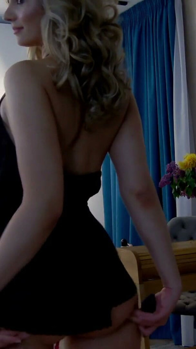 HelenWaldorf in Black Lingerie Seductive, Stunning, and Ready to Play | Clip 3
