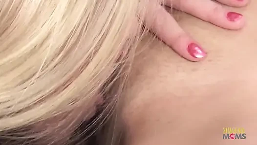 She snuck through to have lesbian sex with her best milf friend