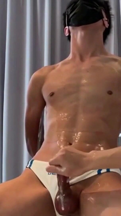 Powerful moment from "Sexy Asia Teen Guy Get A Helping Hand"