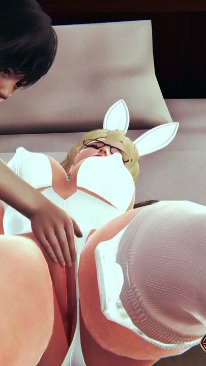 3D Hentai Murokasa Akane - Beyaz Bodysuit İçindeki İri Memeli Kız Göğüs Masajı, Derin Parmaklama ve Yalama Keyfi… | Bölüm 1