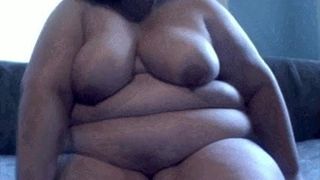Masturbación madura obesa