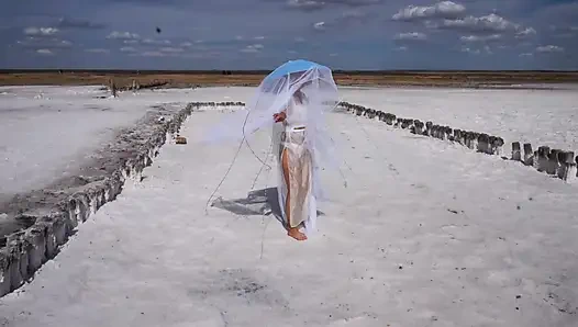 White Silence on Salt Lake Elton