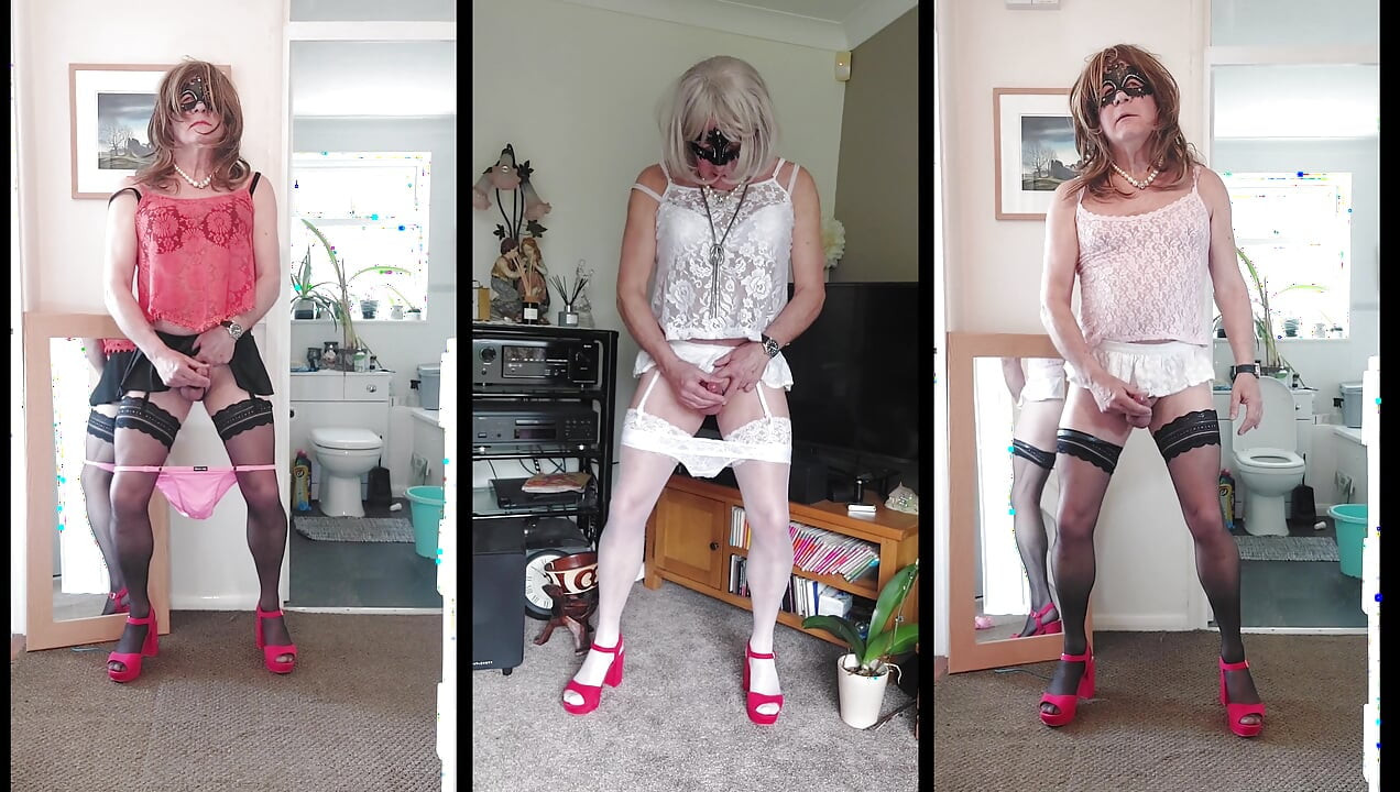 Cross Dressing and Wanking