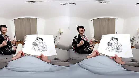 Сладкая японская девушка Riri тайно обожает жесткий секс с большим членом