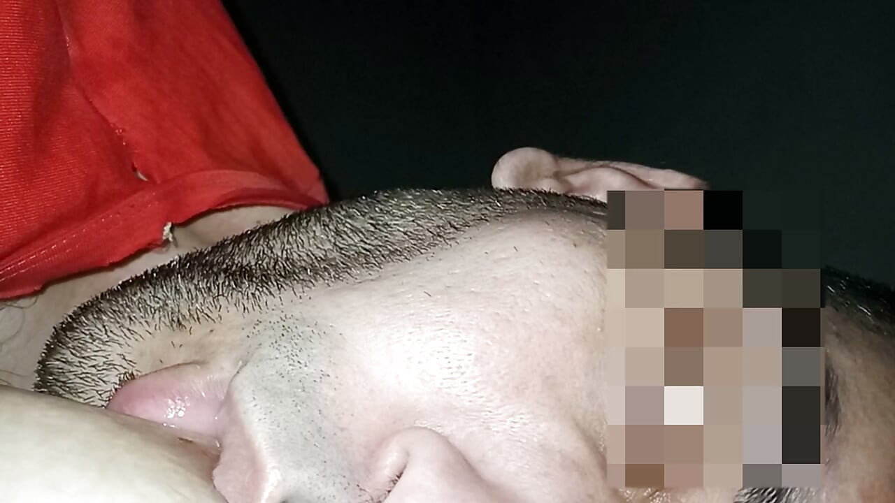 My husband gets very happy when I let him suck my big natural tits all day long