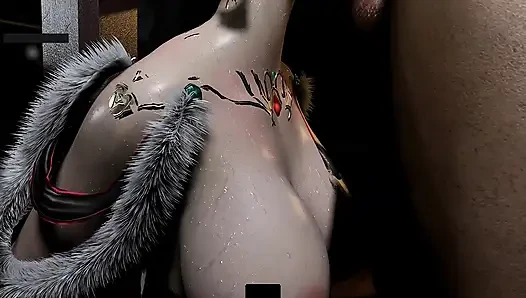 Pixel fantasy: gadis nakal 3d lagi asik muasin dirinya pakai hentai animasi 3d