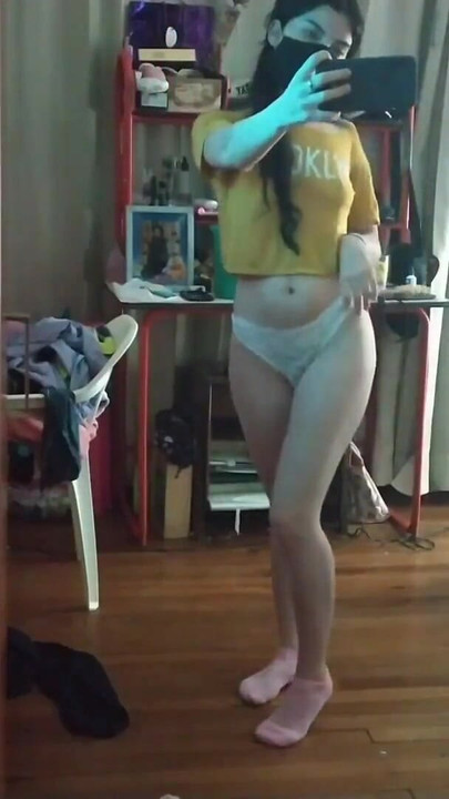 Emotional moment from "Laura is caught dancing in her underwear and is fucked by her stepbrother. Real amateur classic"