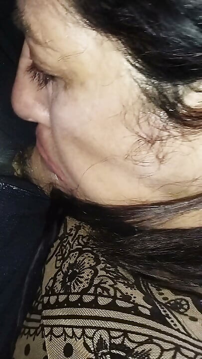 Secretary rides on my hairy cock