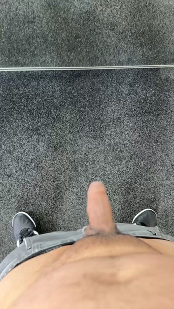 Uncut cock jerk