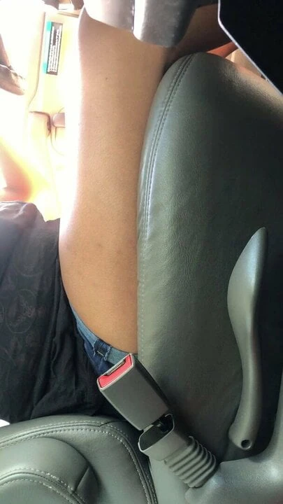 Hot black legs backing Uhaul up Part three