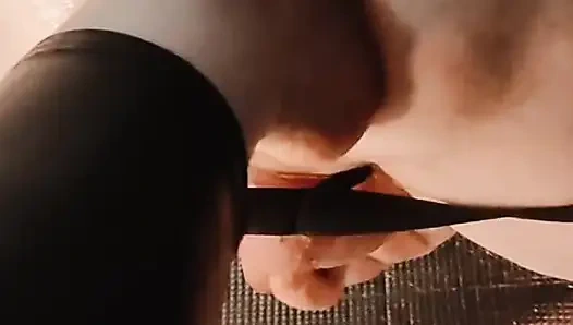 Foot fisting slave ass