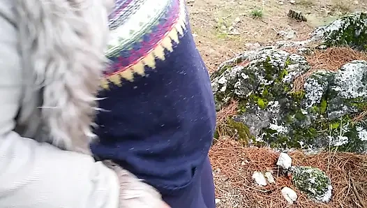 STRANGER HIKING FUCKED IN THE MOUNTAINS