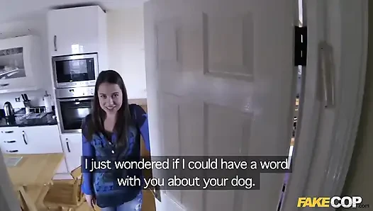 Fake Cop - Lonely Housewife Olga Cabaeva Fucked in the Arse