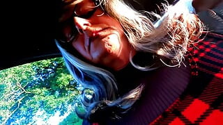 Amateur crossdresser kellycd2022 evening drive