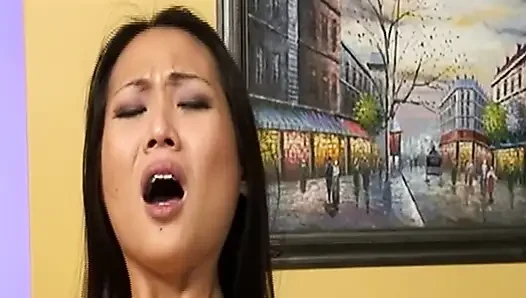 Mature Brunette Drooling Over Throbbing Cock in Intense Pounding