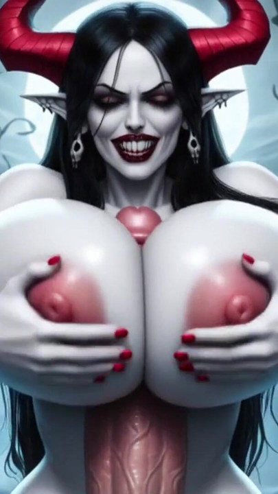 Hot demon titsjobs (Ai animation) | Clip 1