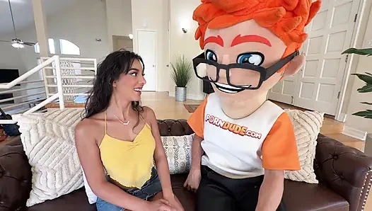 I Watched Small Tits Claire Black Bounce Naked on My Cock in PornDudeCasting