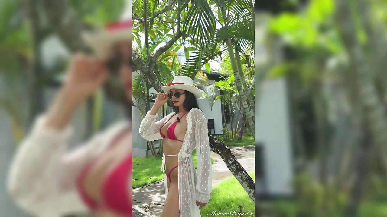 Diosa adoración en el jardín