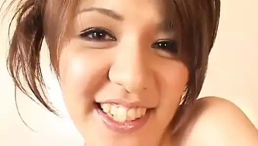 Mina Nakano has juicy boobies out of bra
