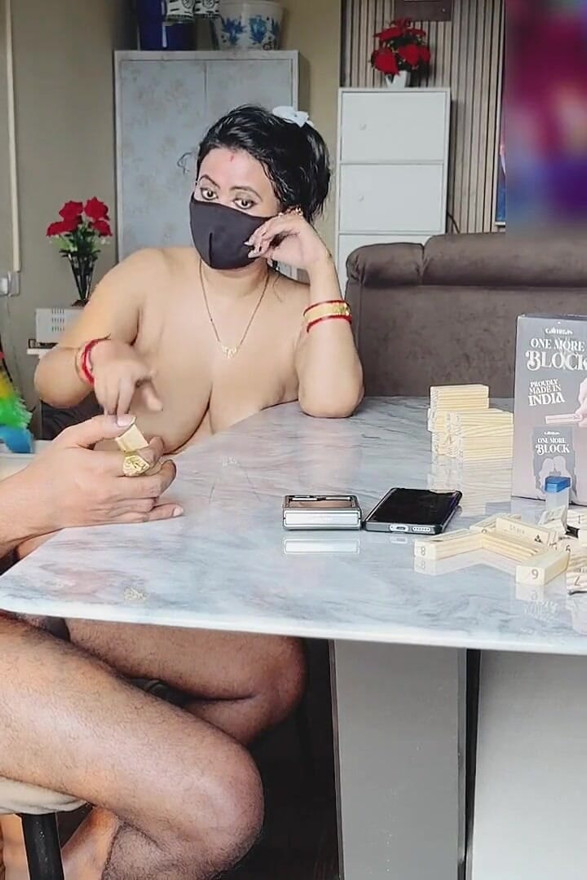 Jenga with Stepmom. First Time in Indian Porn History.
