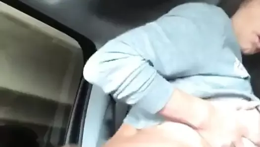 Milf fucking in car