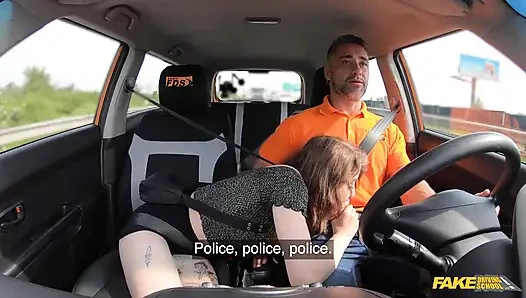 Fake Driving School - Eden Ivy Fucks for a Discount on Her Driving Test
