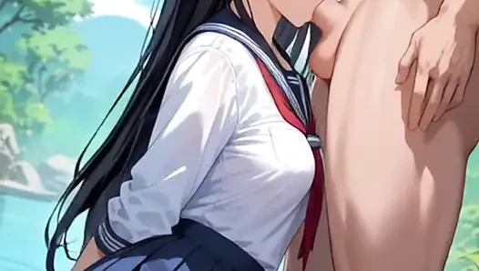 Anime Hentai - gadis cantik ini pengen banget dientot untuk pertama kalinya