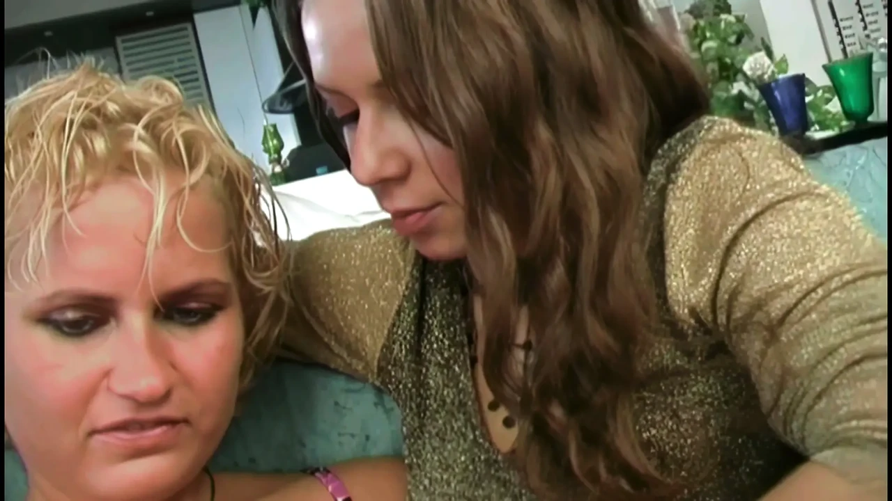 A Lesbian Session on the Couch for These Two Sluts.
