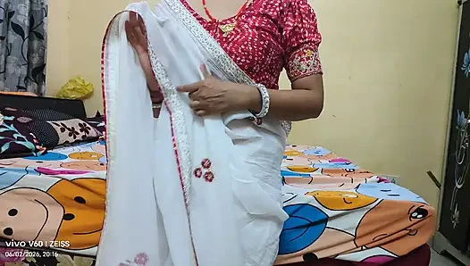 Bhabhi ko new saree pahna kar choda