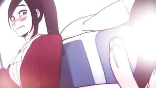 Uncensored Hentai - Public Sucking and Sex on a Bus