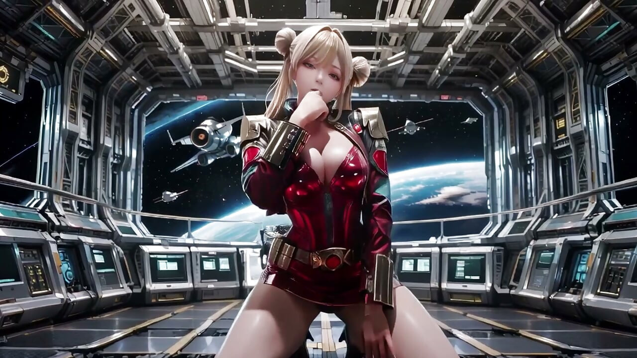 Starship Red Armor: Το ιδιωτικό βλέμμα της ξανθιάς διοικήτριας!