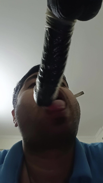 Gay dildo blowjob #dildosucking #bottomgay #deepthroat #gay bottom
