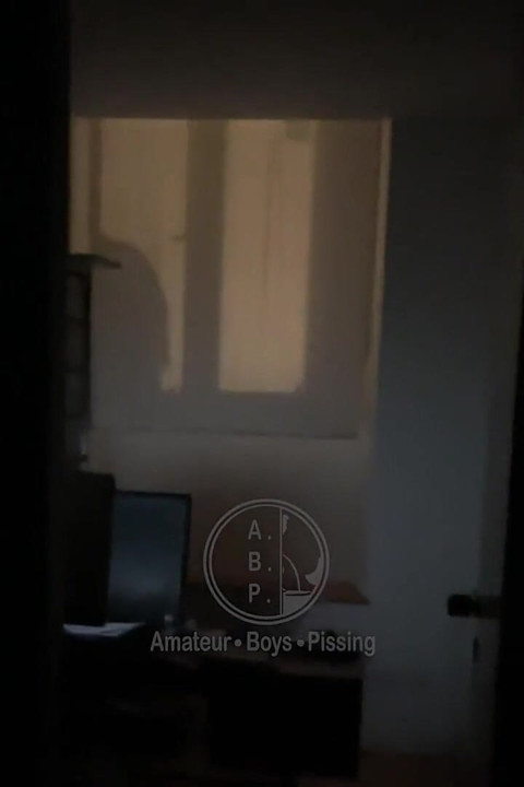 I Caught This Boy Peeing in Front of My Window, so I Approached, Opened It and Filmed Him as He Had Lifted His Shorts, Sticked H