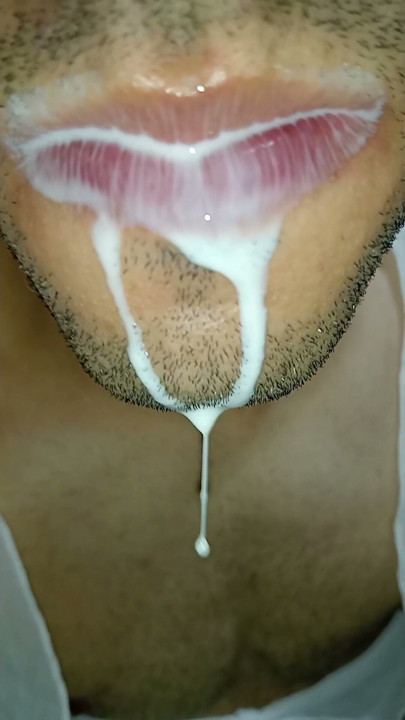 Deepthroat latino sloppied saliva ahegao, spitting, kissing, submissive, oral fucking | Clip 1