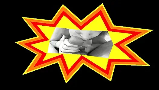 Blowjob - close up tante seksi istriku nyepong kontol pacarnya di kamar tidur. Memek dewasa toket alami muncrat di mulut muncrat di pipi