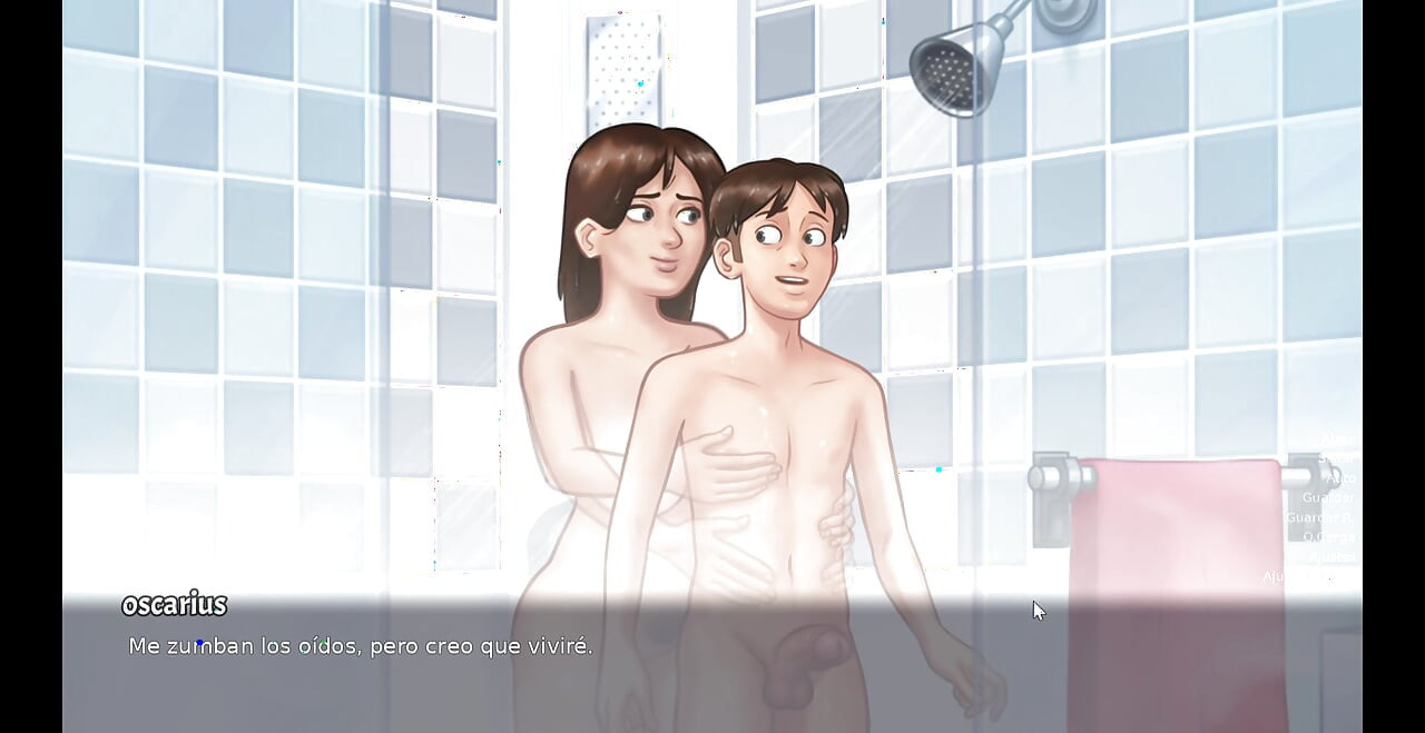 Η μητριά πηγαίνει στο μπάνιο για να αυνανίσει το θετό γιο της