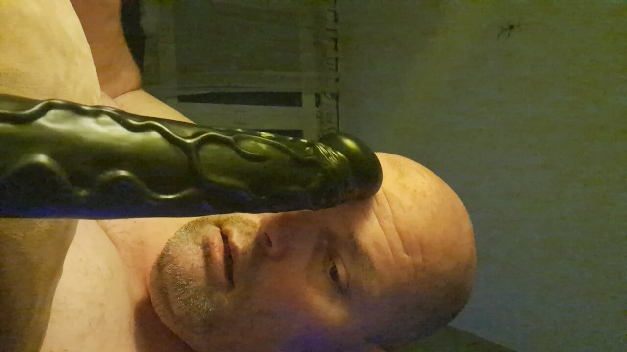The slut anal unplugged and fucked again with the dildo and plugged again