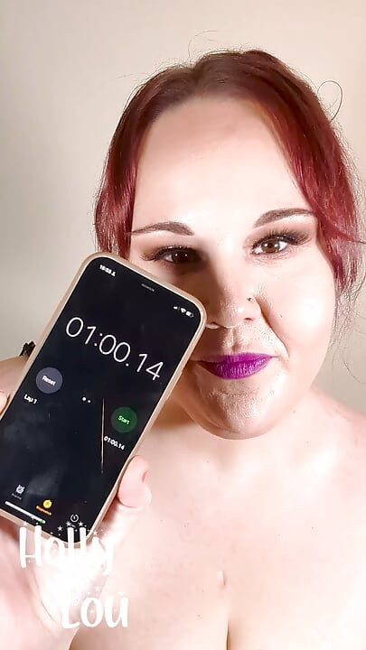 Rand en tease jezelf, in en uit je kuisheidskooi voor Holly
