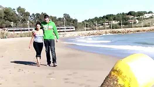 Fucking on the beach is a real pleasure for this German Milf